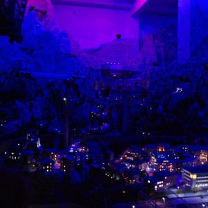 Hamburg - Miniatur Wunderland, Schweiz bei Nacht