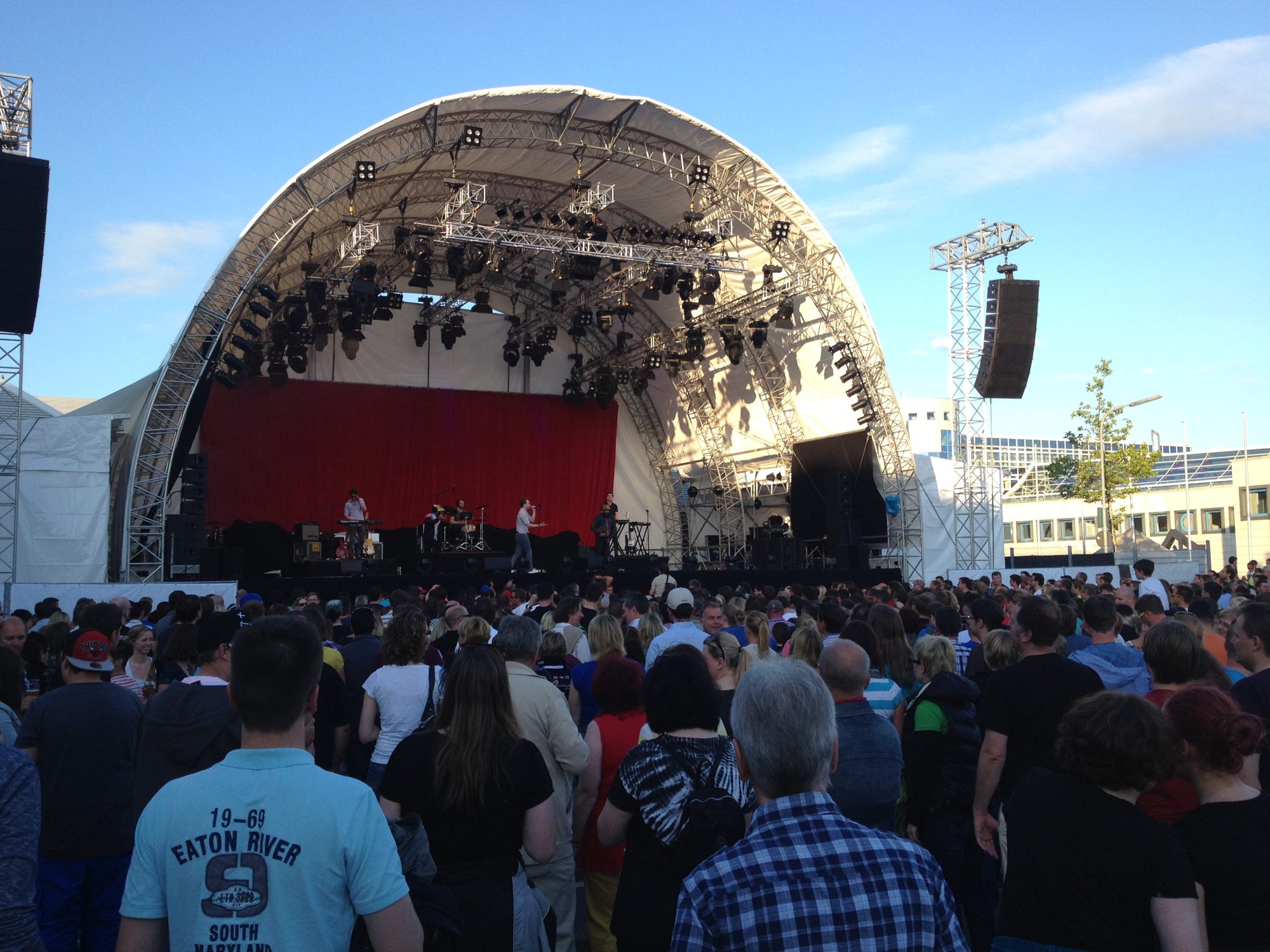 Vorgruppe "Phrasenmäher" auf dem Würth Open Air in Künzelsau