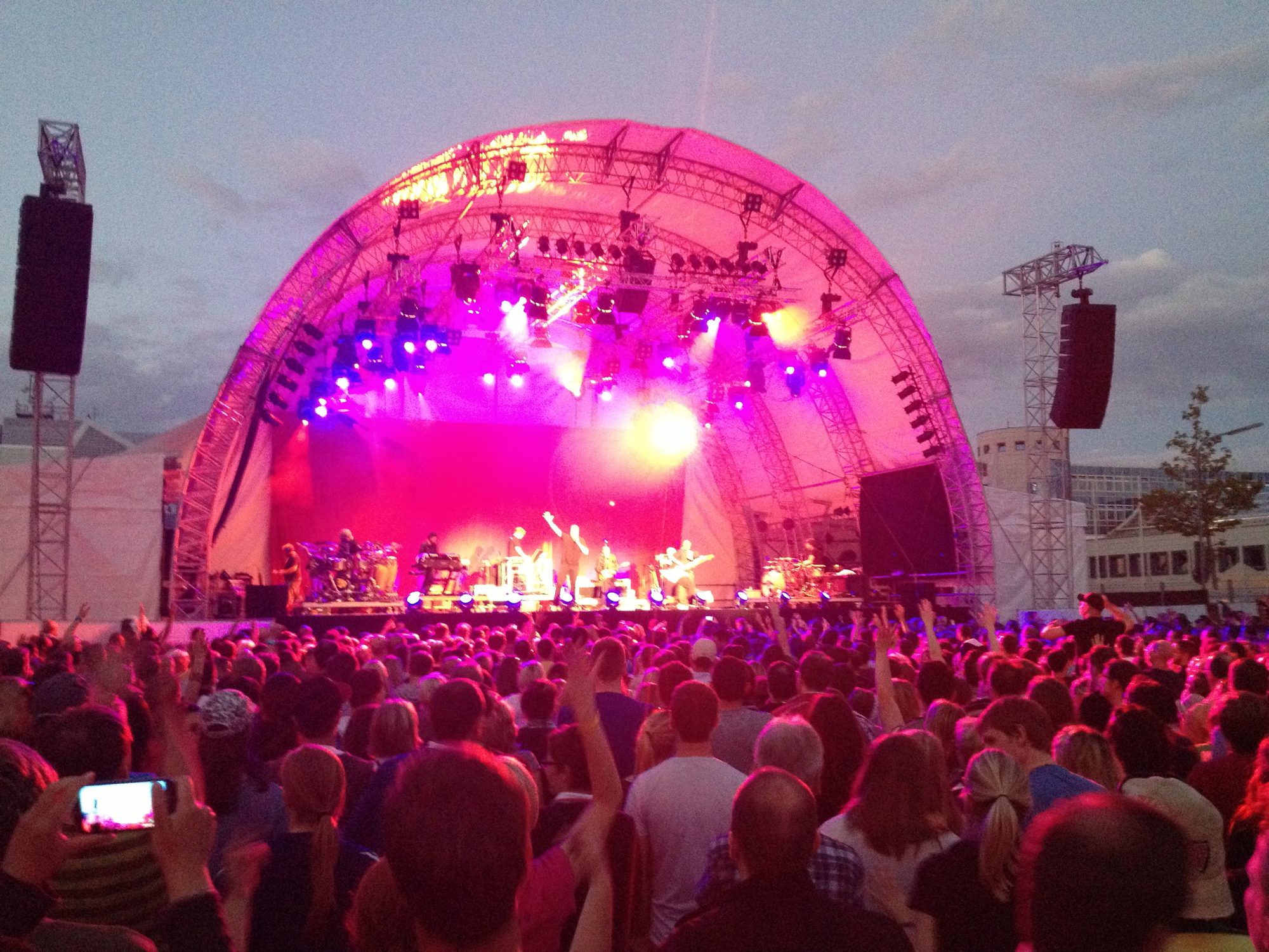 Sunset während des Würth Open Air
