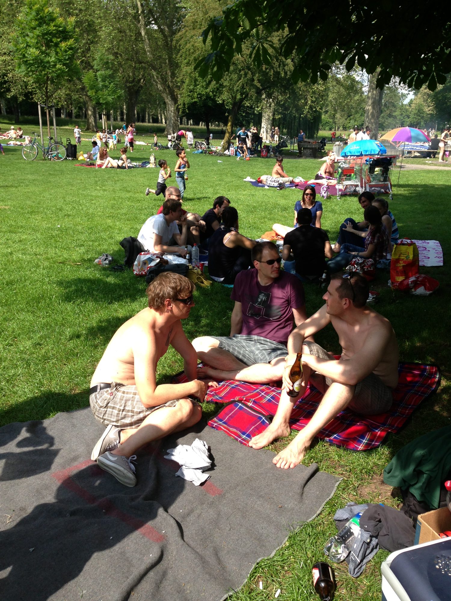 Chillen im Stadtpark