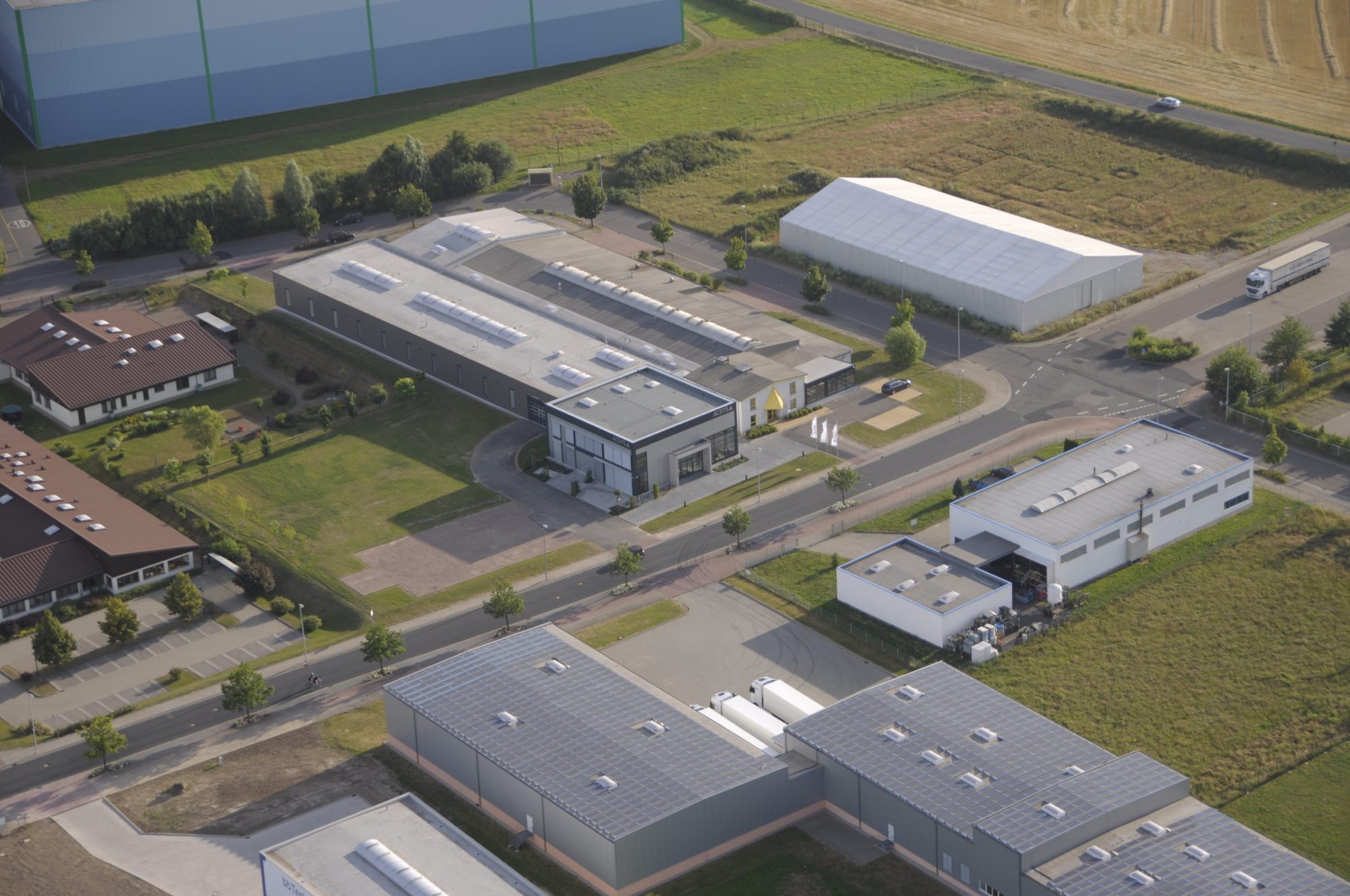 ACSYS in Mittweida aus der Luft