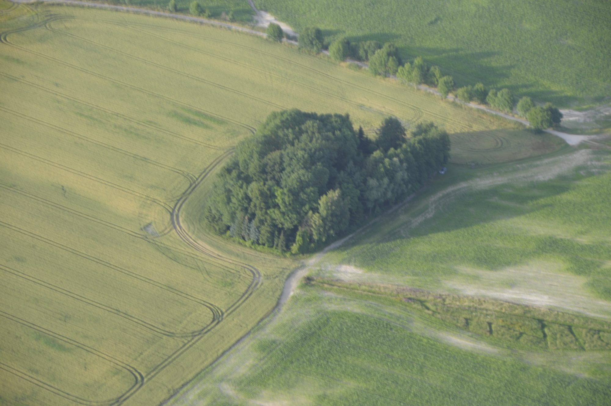 Impressionen auf dem Rückflug nach Taucha