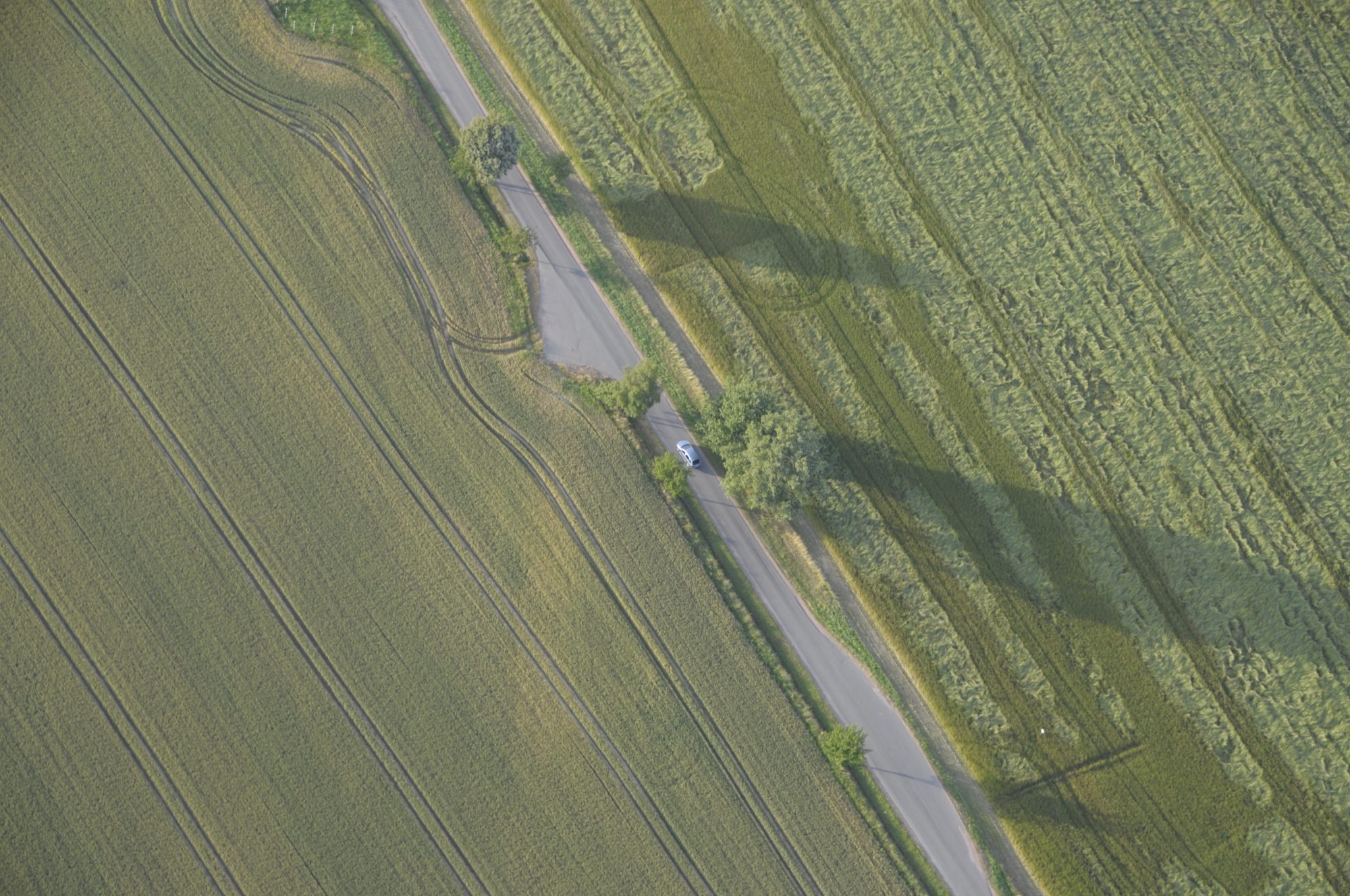 Impressionen auf dem Rückflug nach Taucha