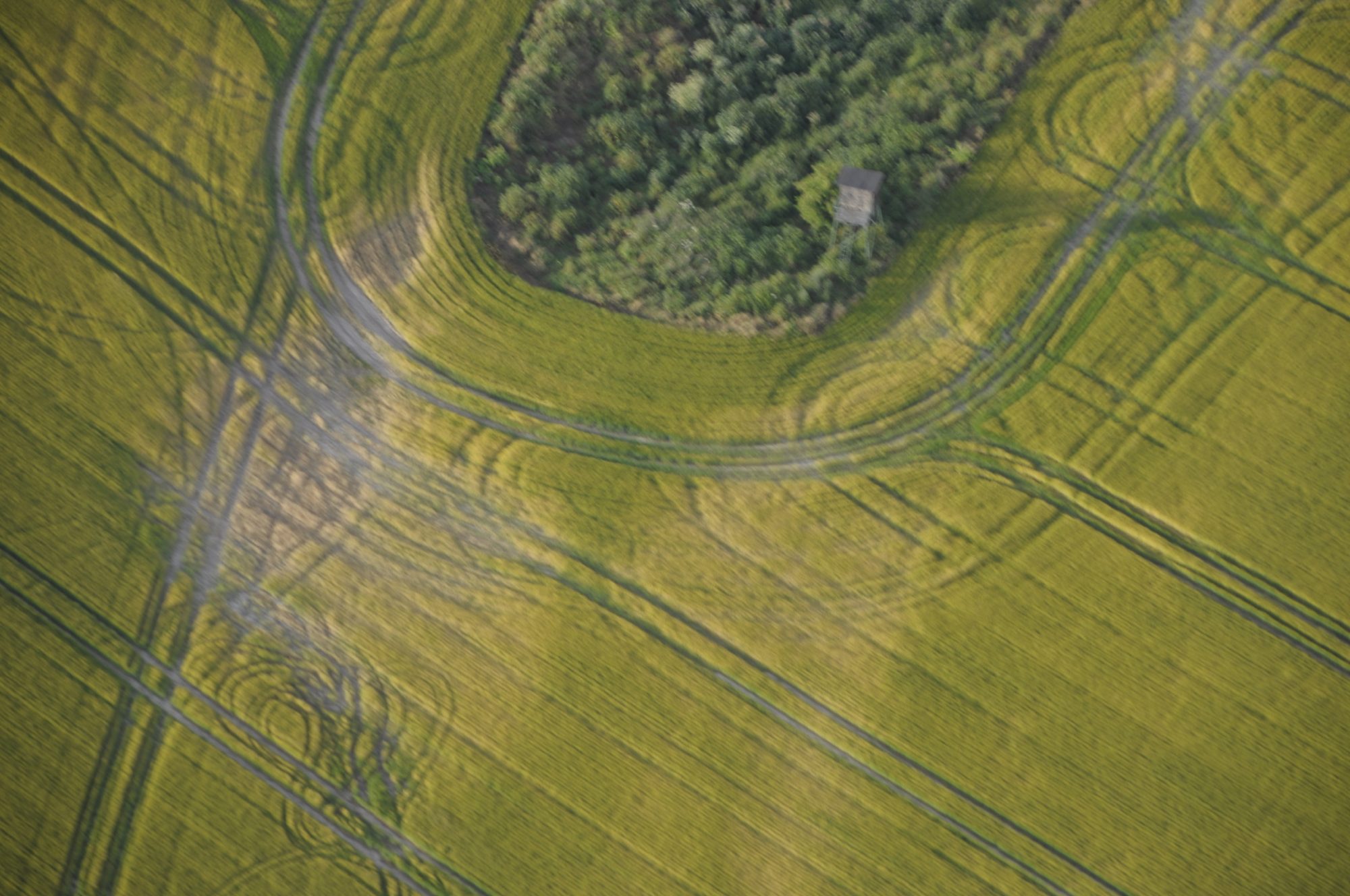 Impressionen auf dem Rückflug nach Taucha