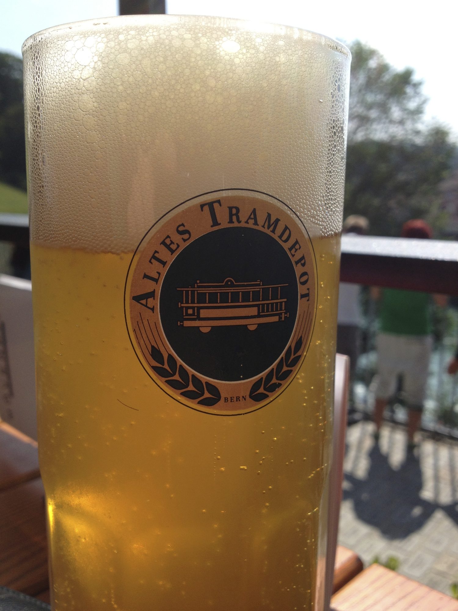 Erfrischung im alten Tramdepot