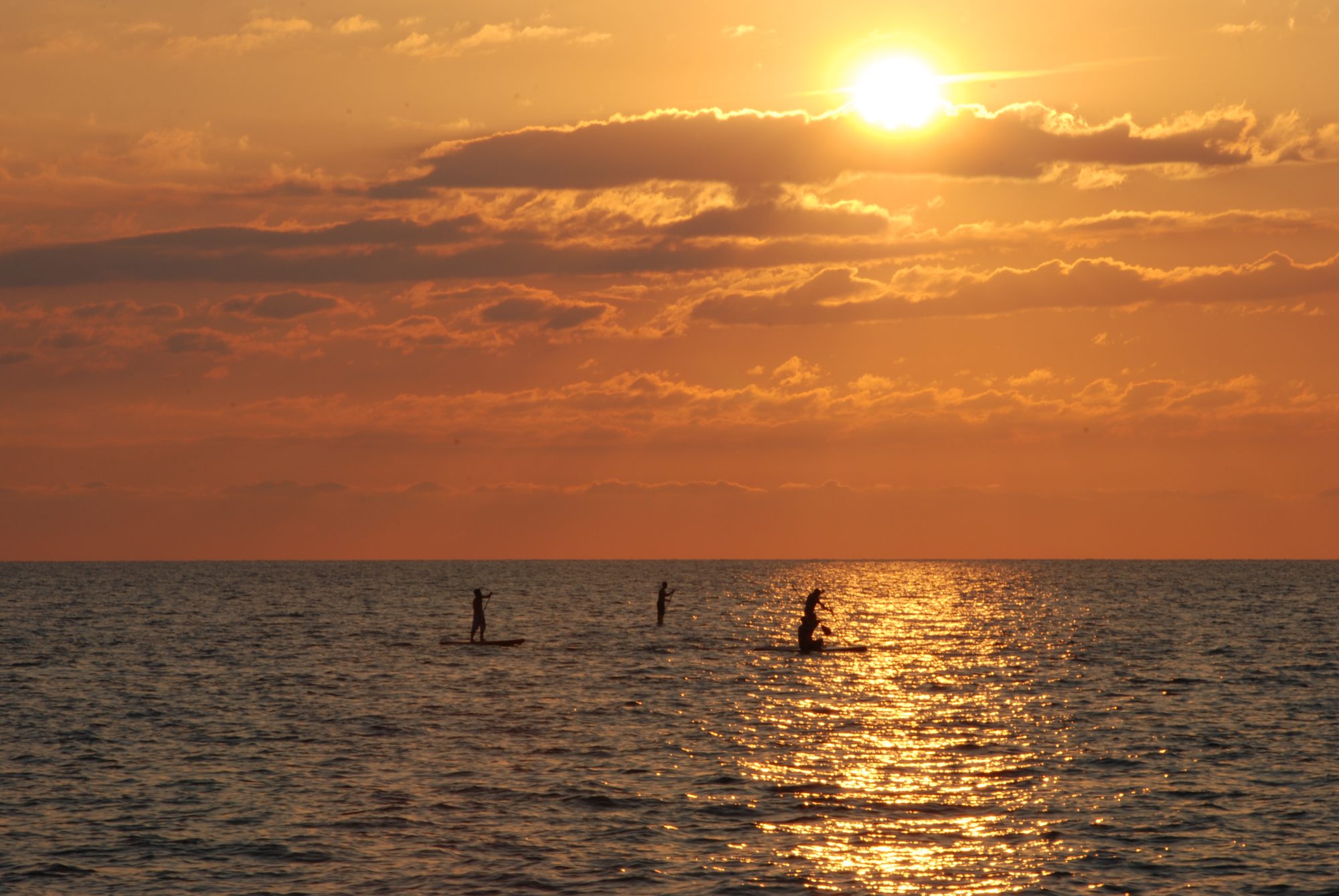 Stehpaddler bei St. Florent
