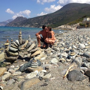 Steinskulpturen am Cap Corse