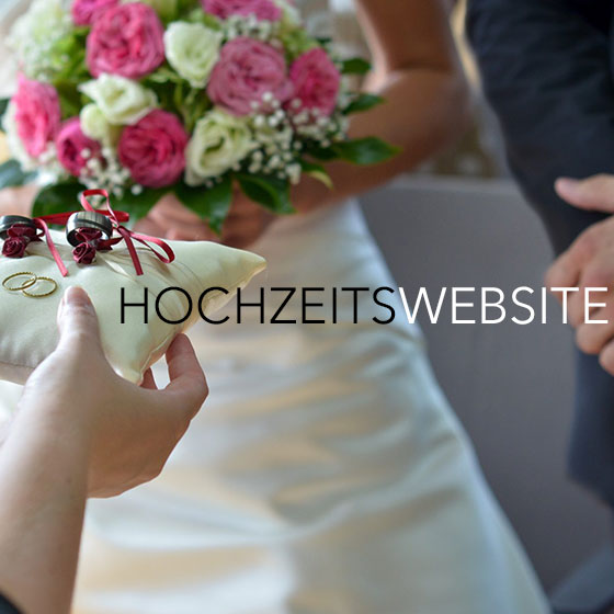 Die eigene Hochzeitswebsite